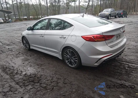 2017 Hyundai Elantra Sport z USA, uszkodzony, nr VIN KMHD04LB1HU353255
